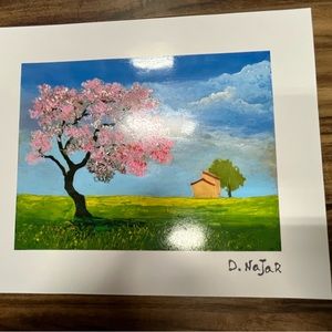 Park West David Najar Rural Home 10X12.5  lithograph